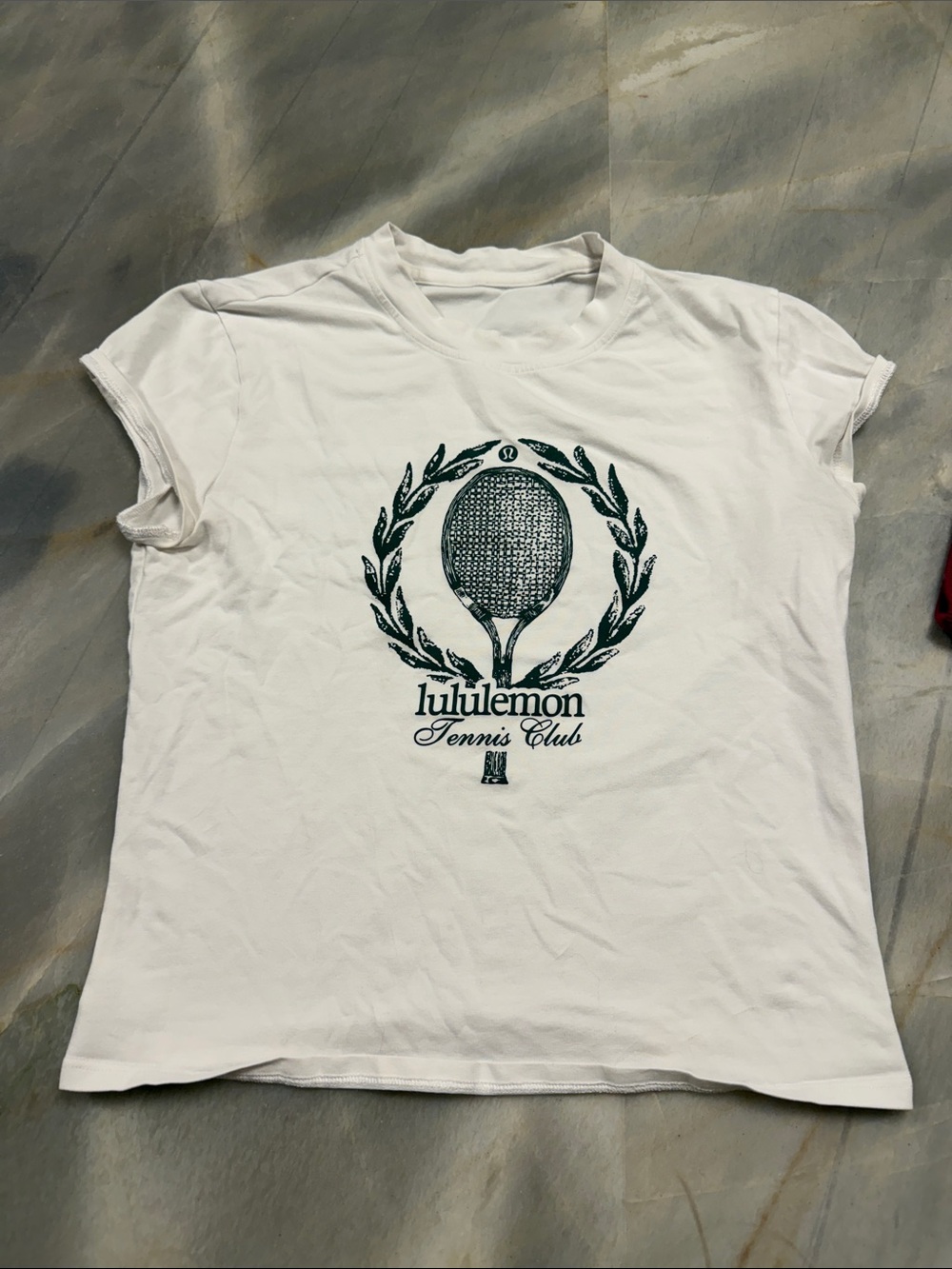 lululemon athletica White Tennis Club Graphic Tee